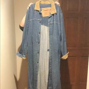 Vintage Levi Strauss duster size XL